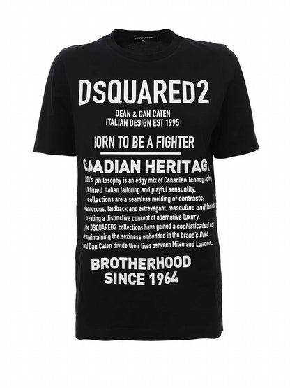 Women's Canadian Heritage Print Cotton T-shirt
