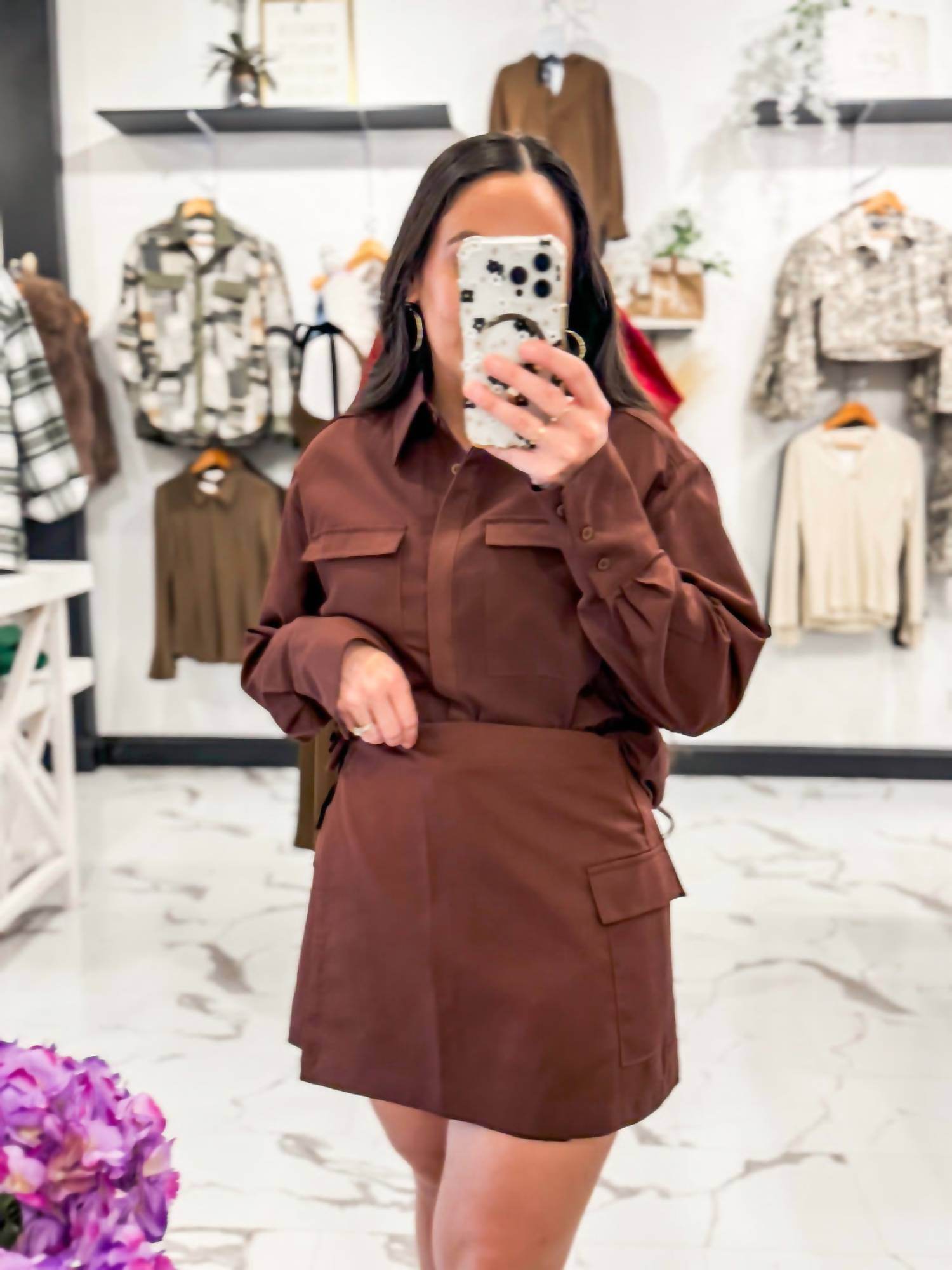 PremGroup - Power Move Wrap Mini Skirt - Rack Hunt -