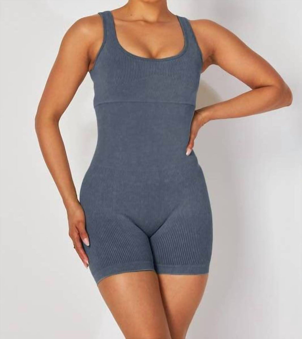 Ribbed Jersey Active Shaper/romper