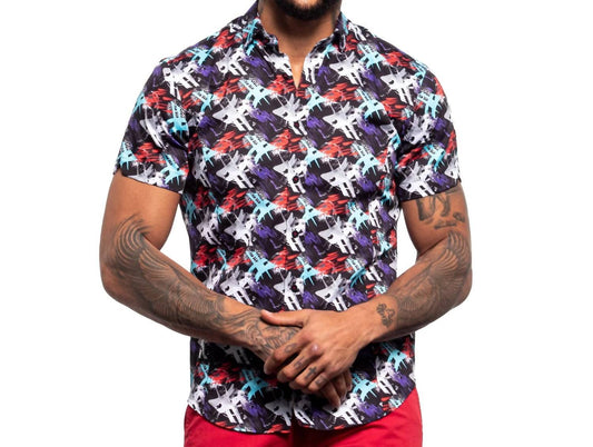 Paint Party Short Sleeve Shirt