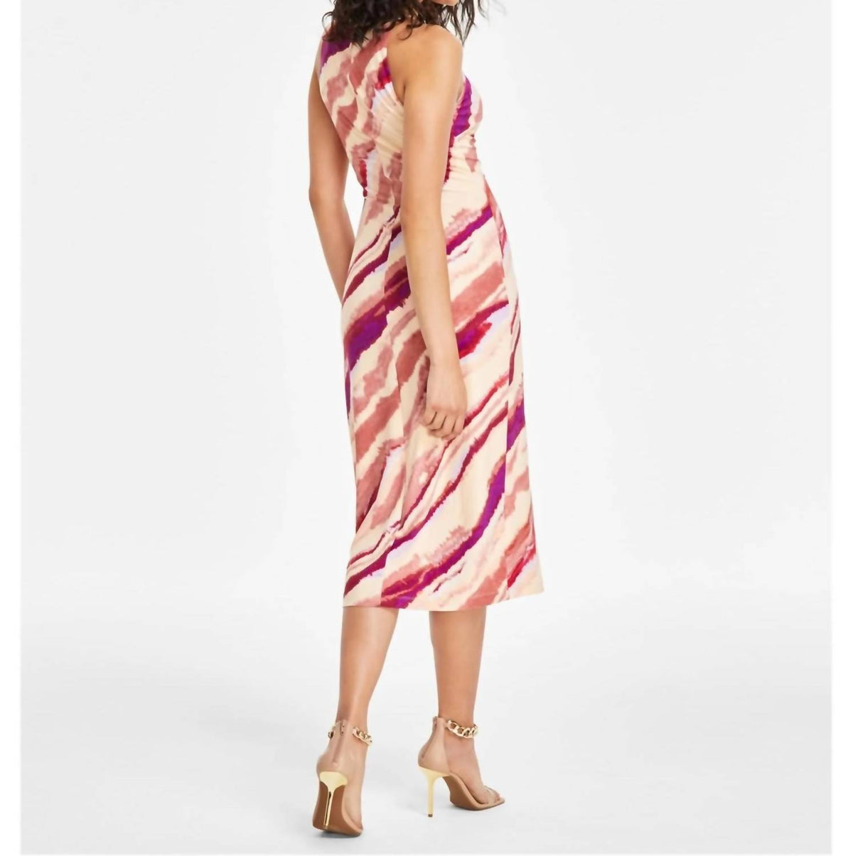 Printed Midi Dress