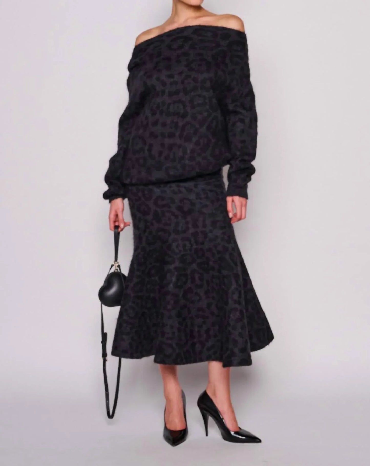Valentino - Mohair Wool Polyamide Skirt - alternate view - Rack Hunt
