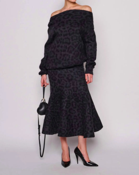 Valentino - Mohair Wool Polyamide Skirt - alternate view - Rack Hunt