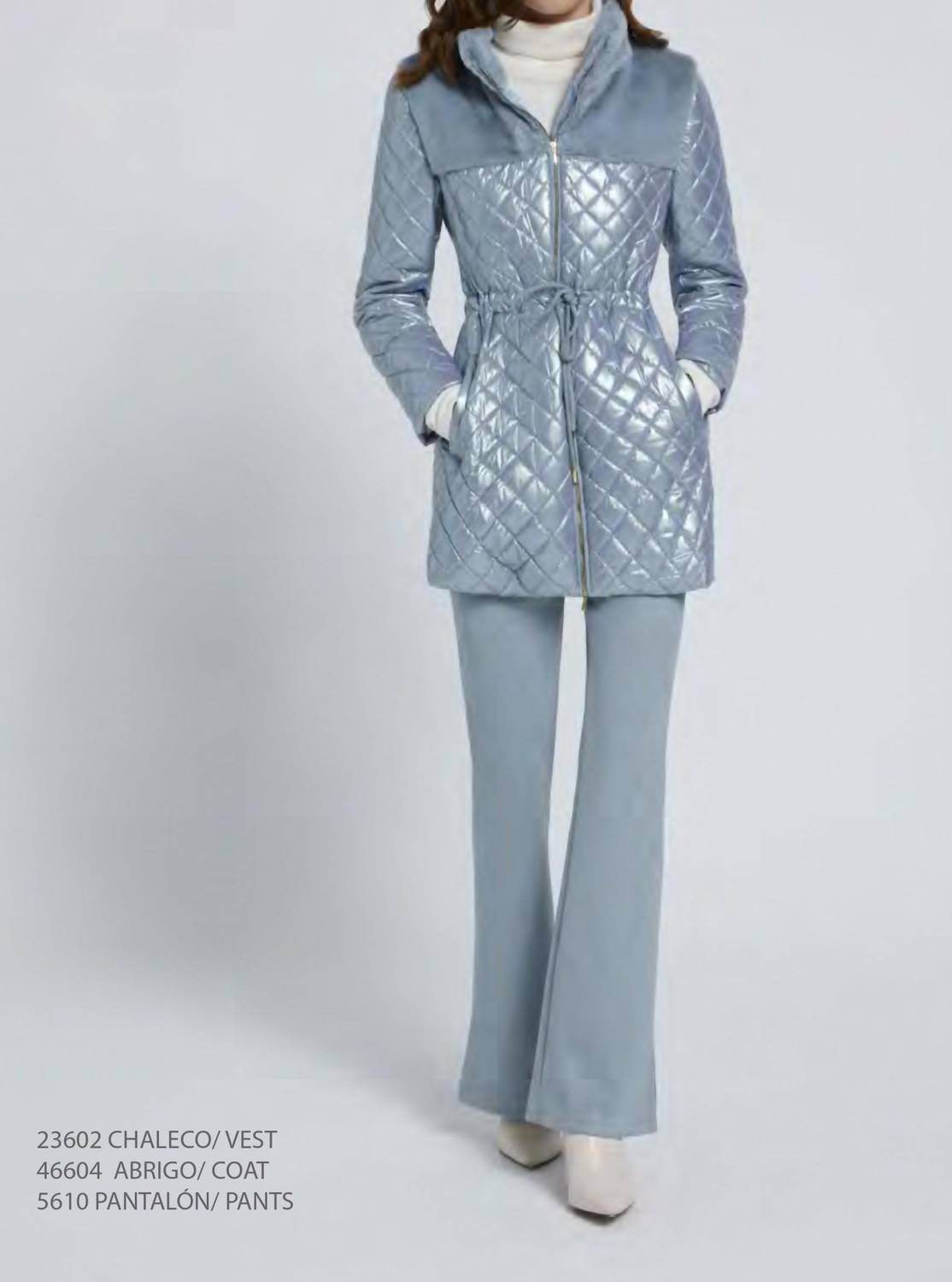 Laura Bernal - Aqua Puffer Coat/Vest with Faux Fur - Rack Hunt -