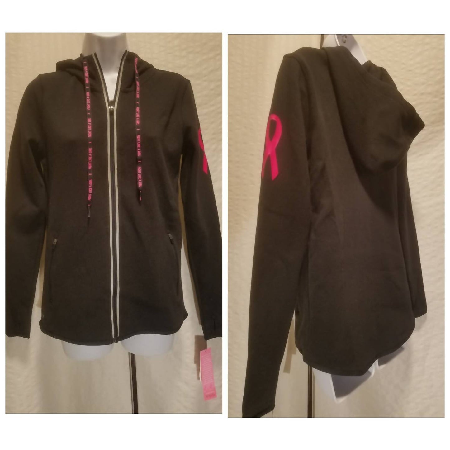 Women's Printed Long Sleeves Zip Up Hoodie