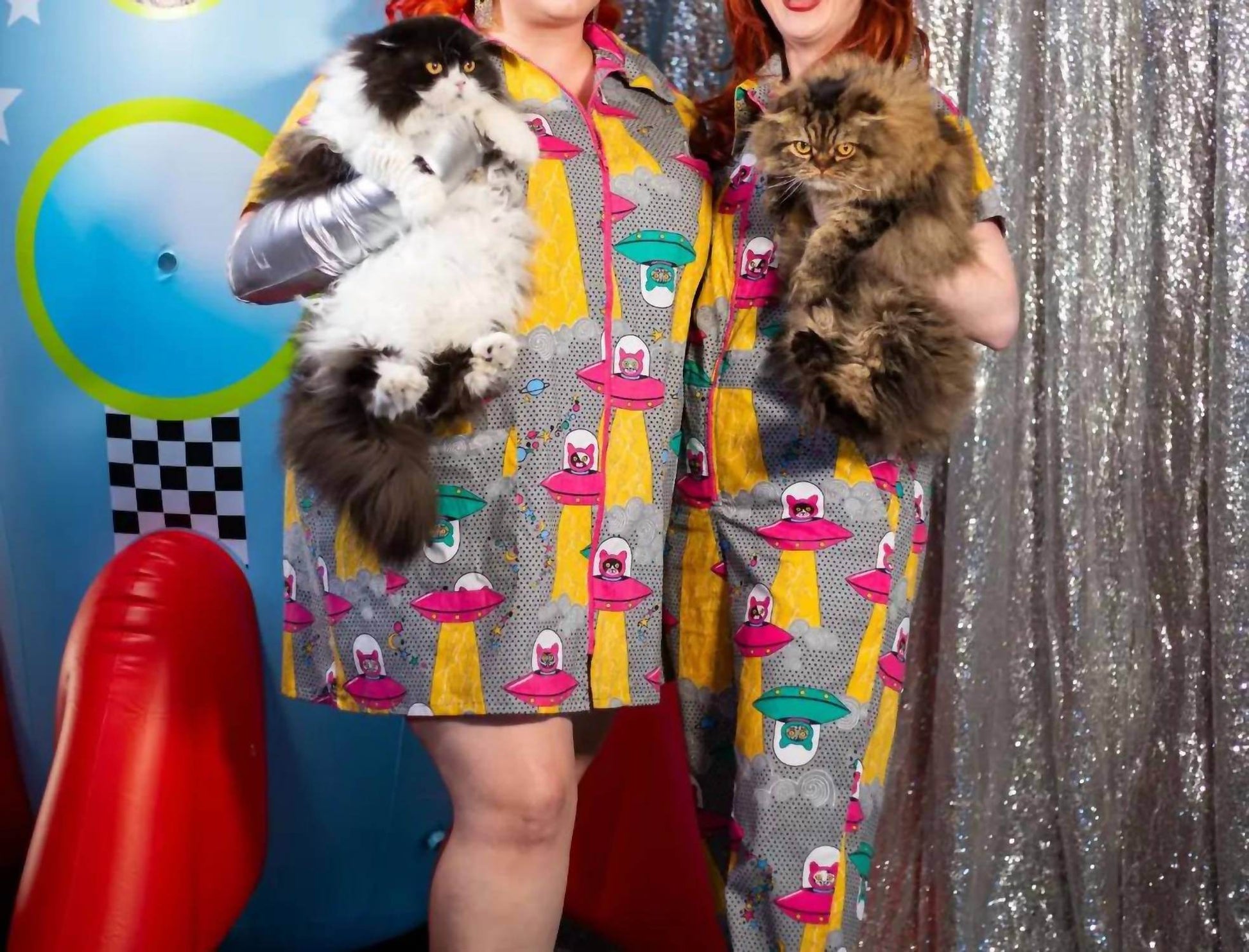 Blue Platypus - Cats In Space Mini Dress - Rack Hunt -