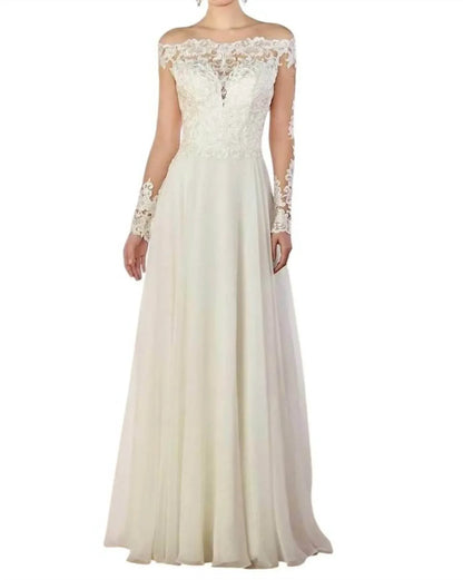 Essence of Australia - Off-the-Shoulder Wedding Dress - Rack Hunt