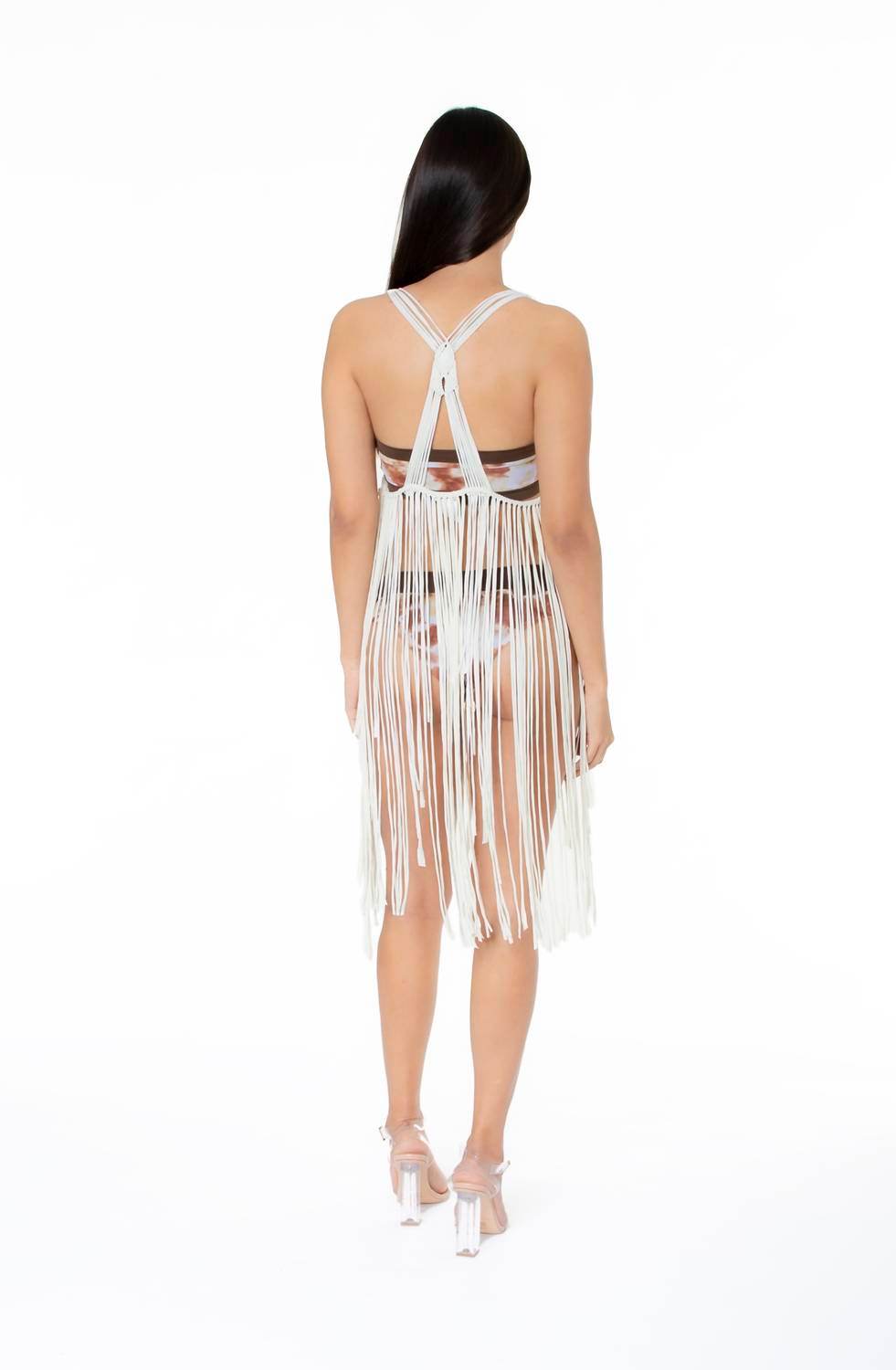 NHall Resortwear - Bella Macrame Cover Up - Rack Hunt -