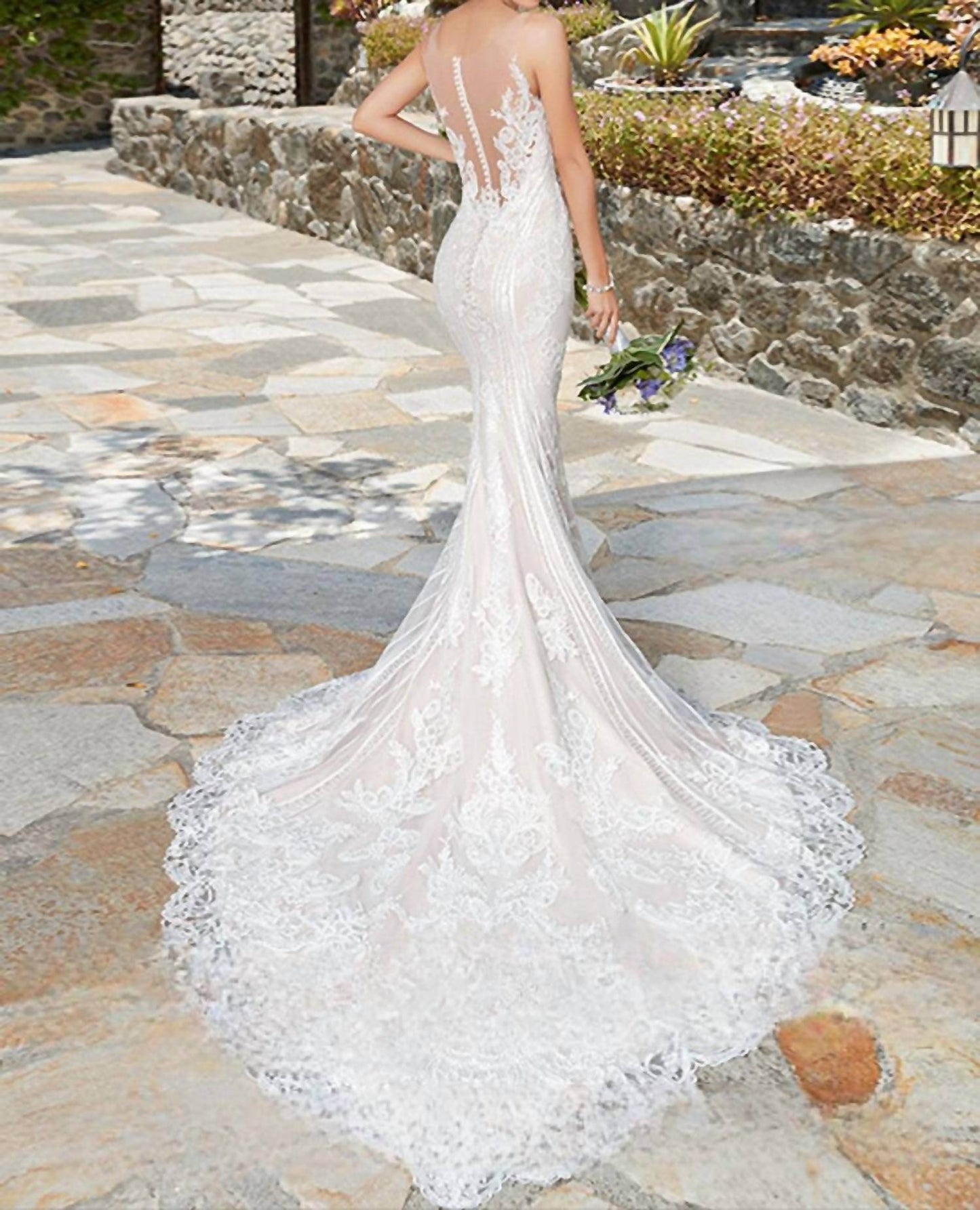 Kitty Chen Couture - Ivana Mermaid Lace Dress - Rack Hunt