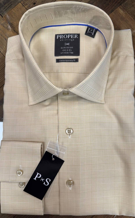 Men's Proper Contemp Long Sleeve Button Doon Shirt