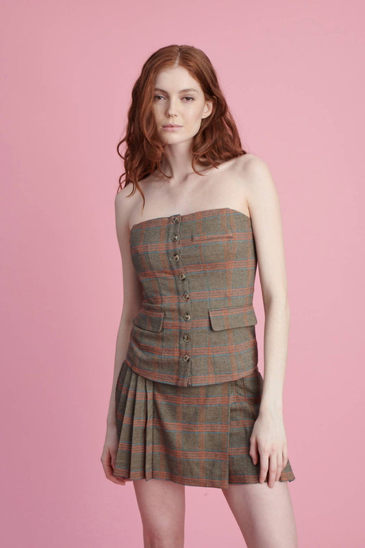 Rabia Pleated Skort