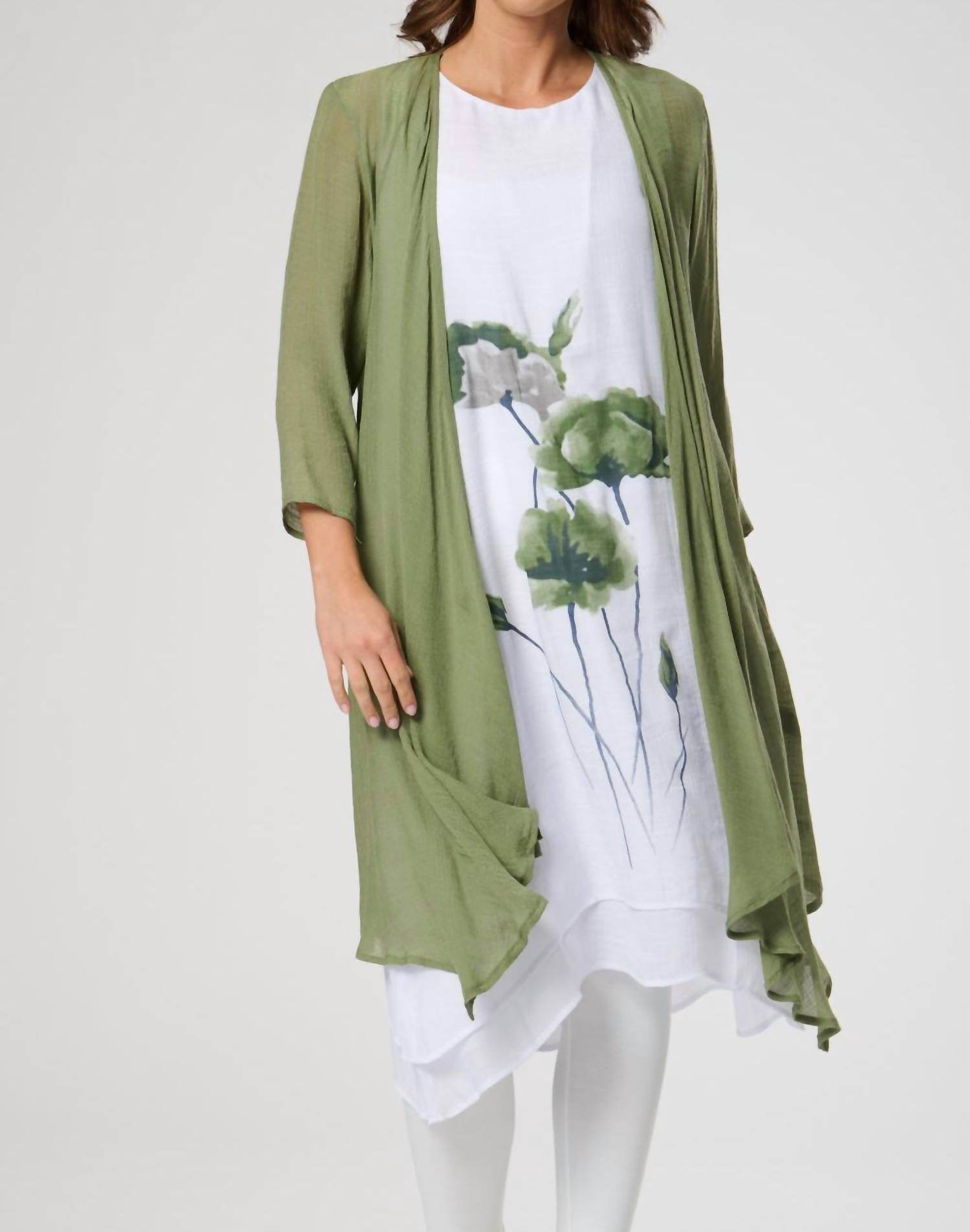 Saloos - Long Dress With Jacket Set - Rack Hunt -