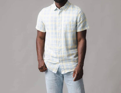 Linen Short Sleeve Button Down Shirt