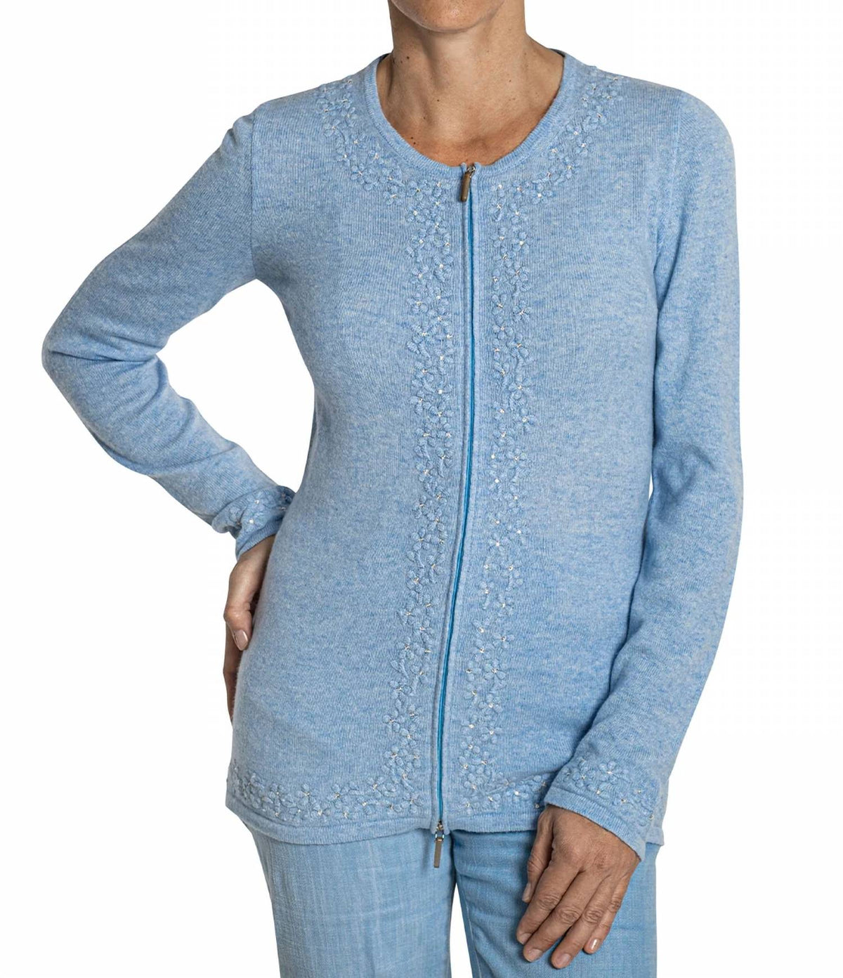 Wonderful Zip Front Sweater