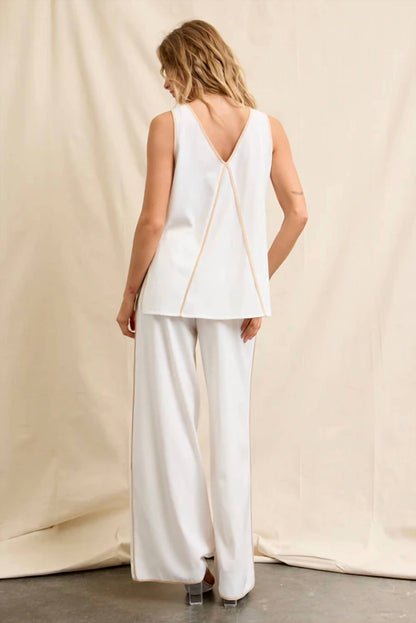 Sleeveless Tunic & Pants Set
