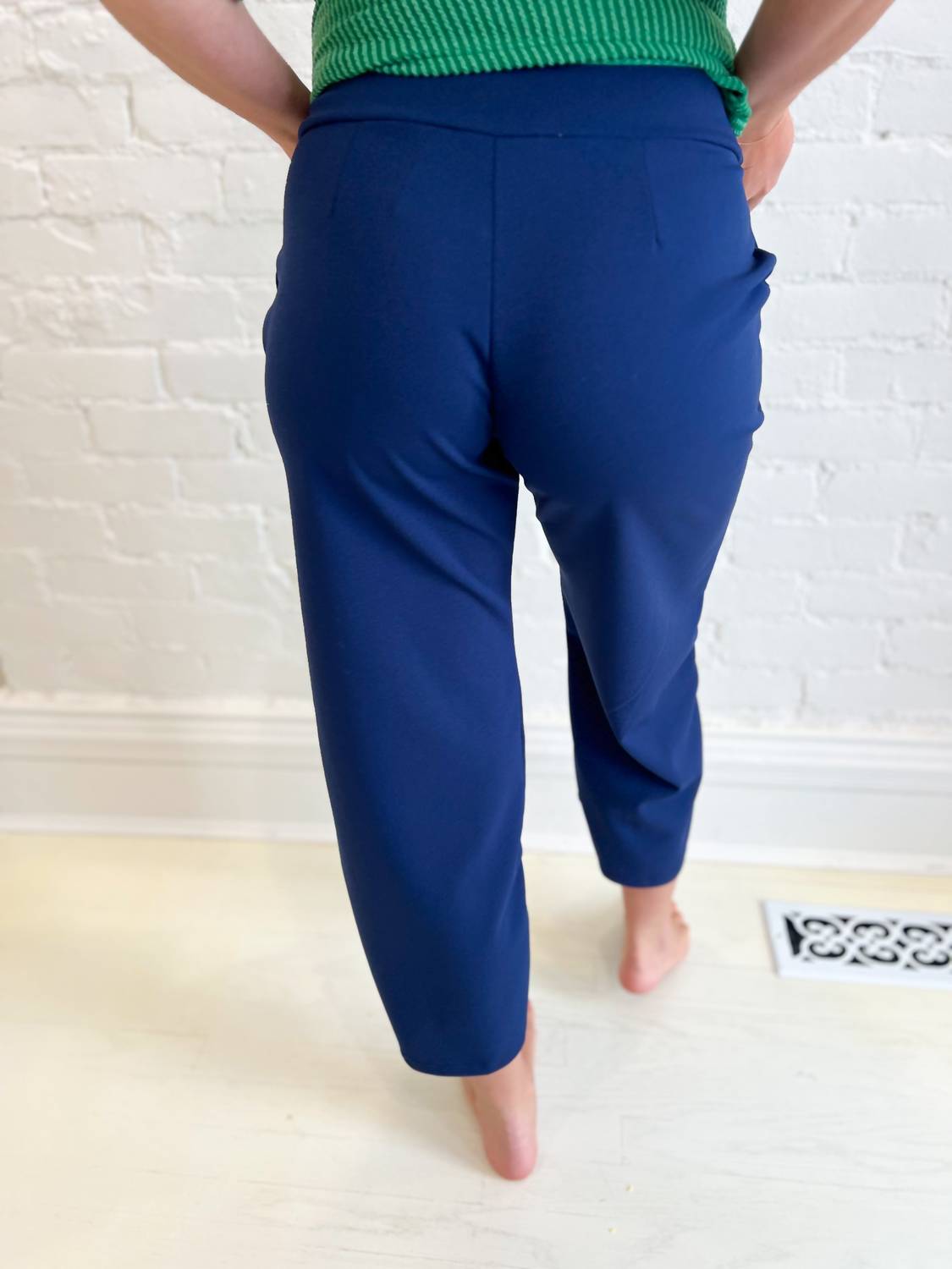 Lucy Wide Leg Stretchy Crop Pants