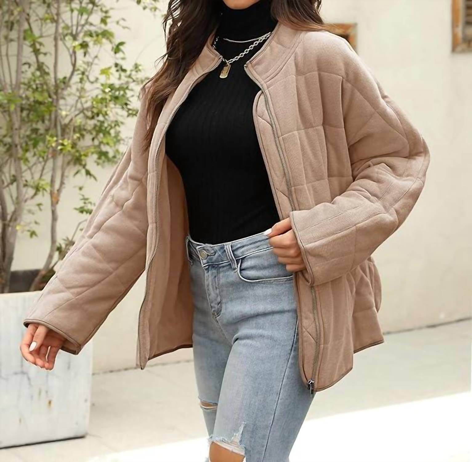 Sweet as a Peach - Quilted Winter Jacket - Rack Hunt -