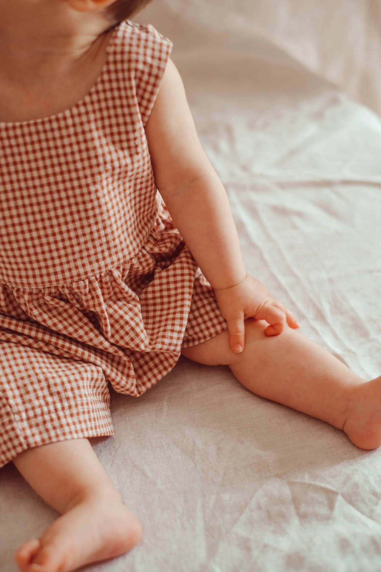 Möm(e) Portugal - Kid's Maria Luísa Check Jumpsuit - Rack Hunt -