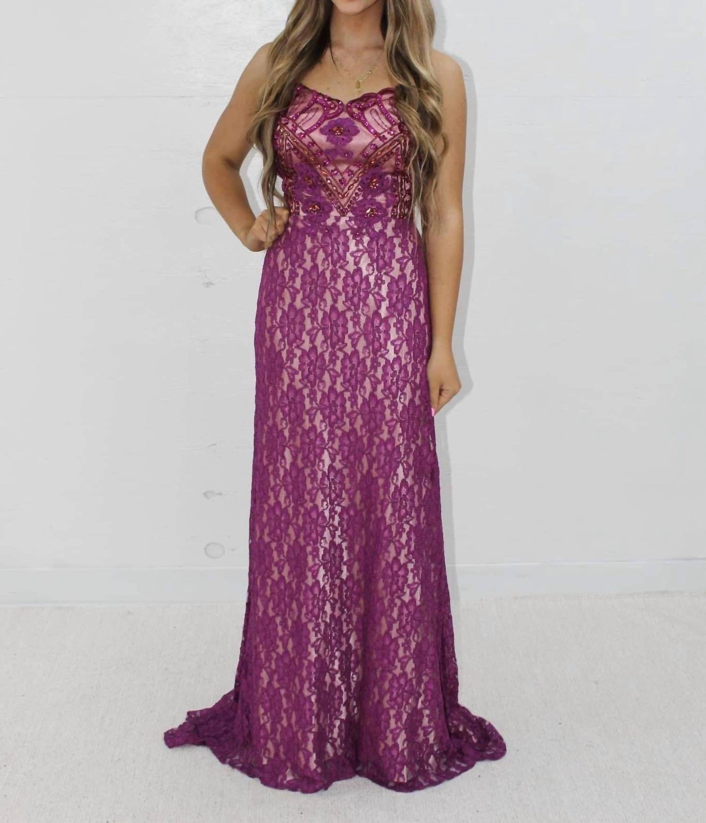 Juliet - Lace Mermaid Evening Gown - Rack Hunt -
