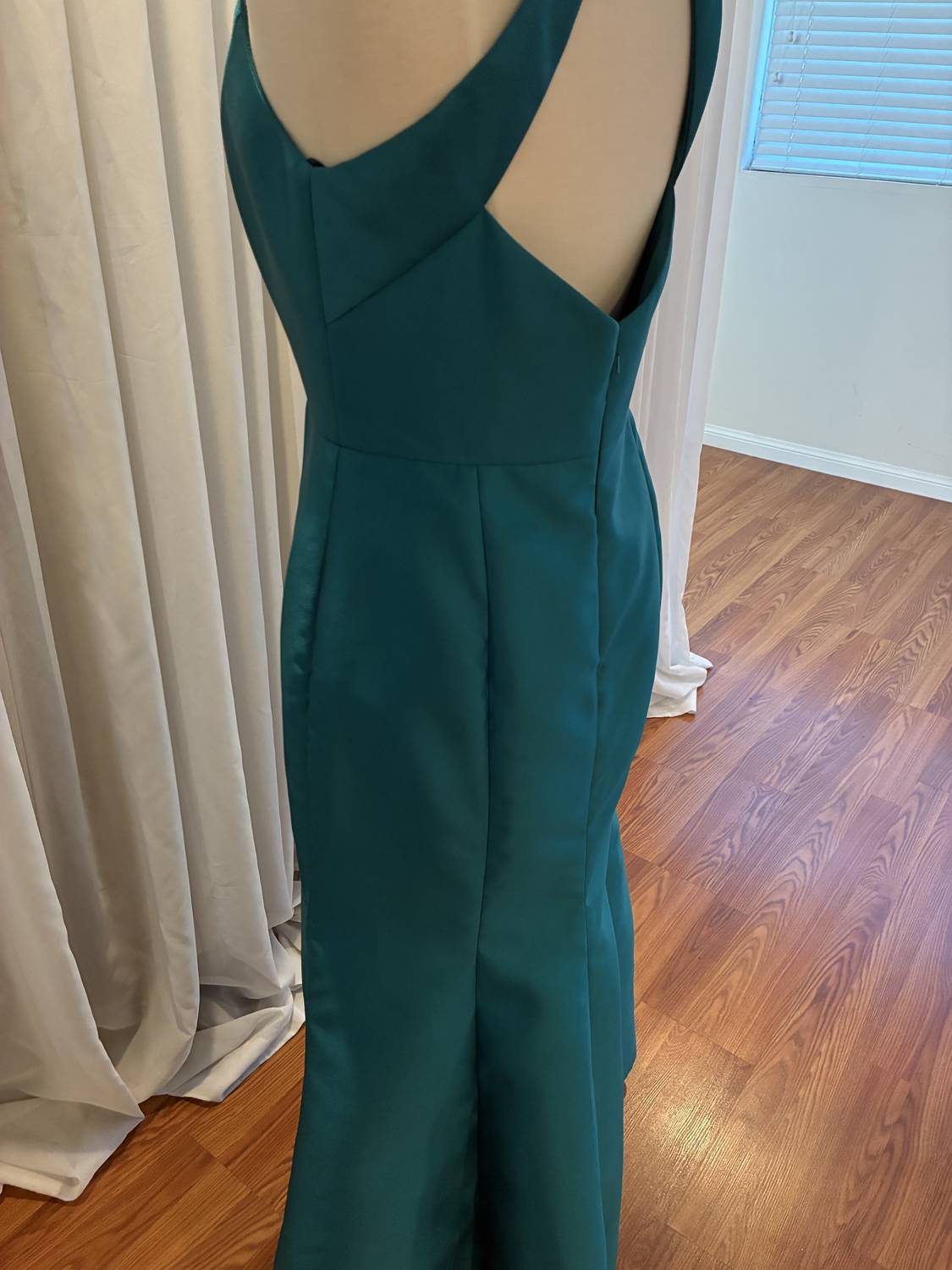 Women's Satin Twill Halter Gown