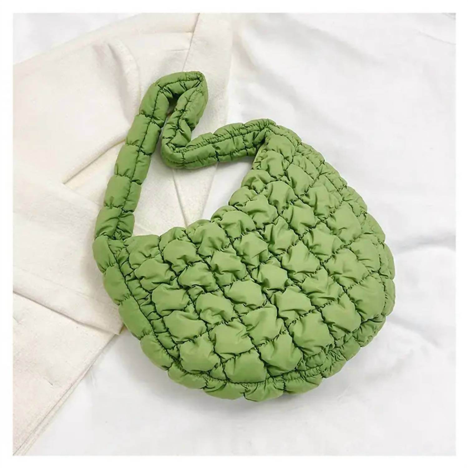 Sweet Cherry Sky - Women's Puffer Solid Color Tote Bag - Rack Hunt -