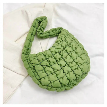 Sweet Cherry Sky - Women's Puffer Solid Color Tote Bag - Rack Hunt