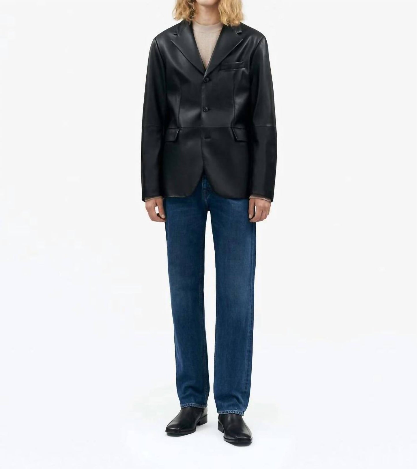 Jrue Leather Blazer