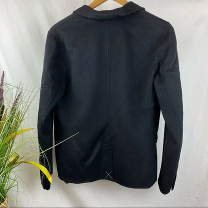 Double Button Wool Blazer