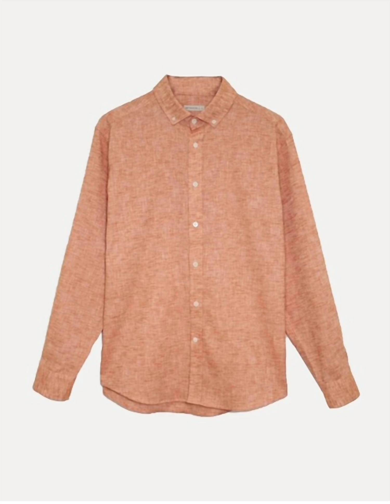 98 Coast Av. - Men's Linen Look Shirt - Rack Hunt -