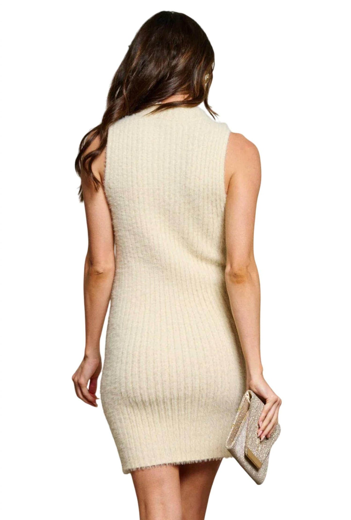 Fashion Bae - Sleeveless Sweater Dress - Rack Hunt -