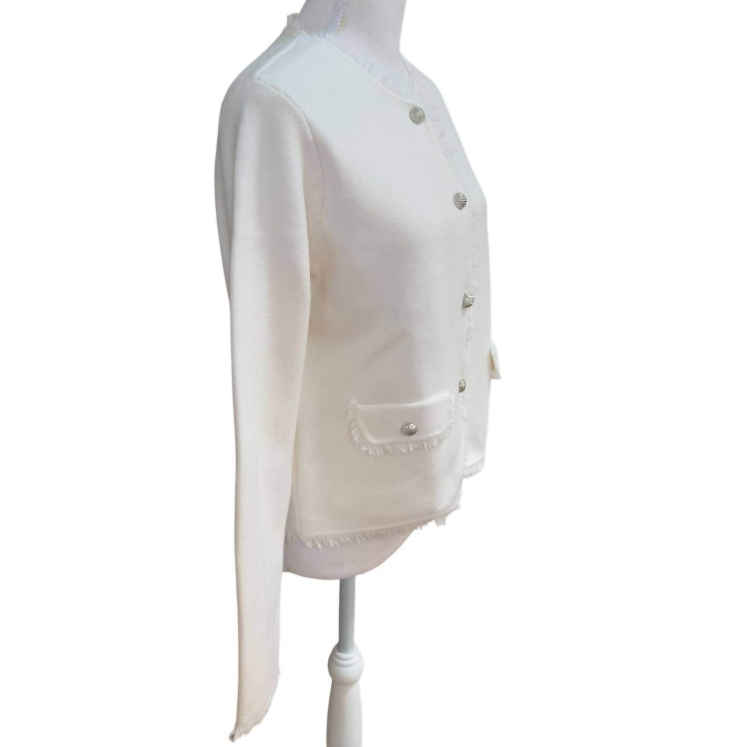 Miss Carla - Women's Fringe Edge Cardigan Jacket - Rack Hunt -