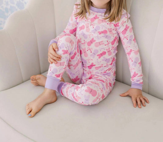 Kids Sweet Bunny Bamboo Pajama Set