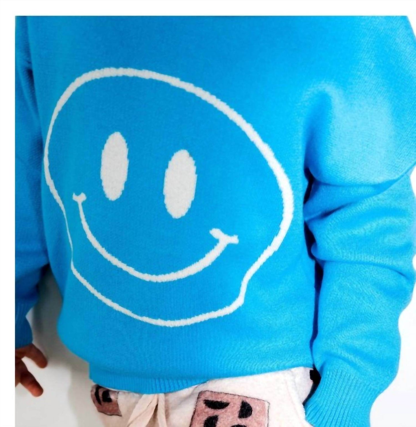 Bizz x Siss - Kid's Unisex Knit Smiley Sweater - Rack Hunt -