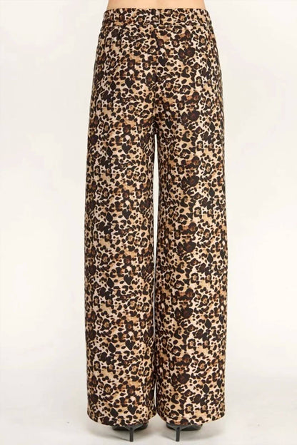 Elastic Waist Straight Leg Pants - Plus