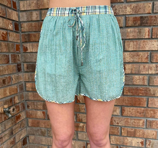 Vladana Mixed Plaid Shorts