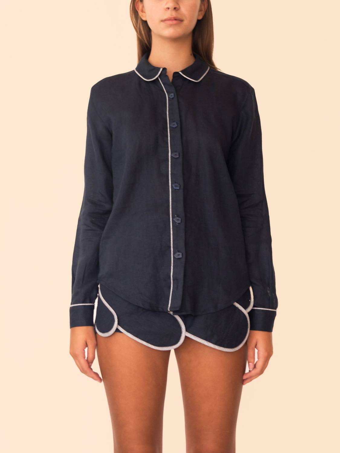 Mali Long Sleeve Button Down Shirt