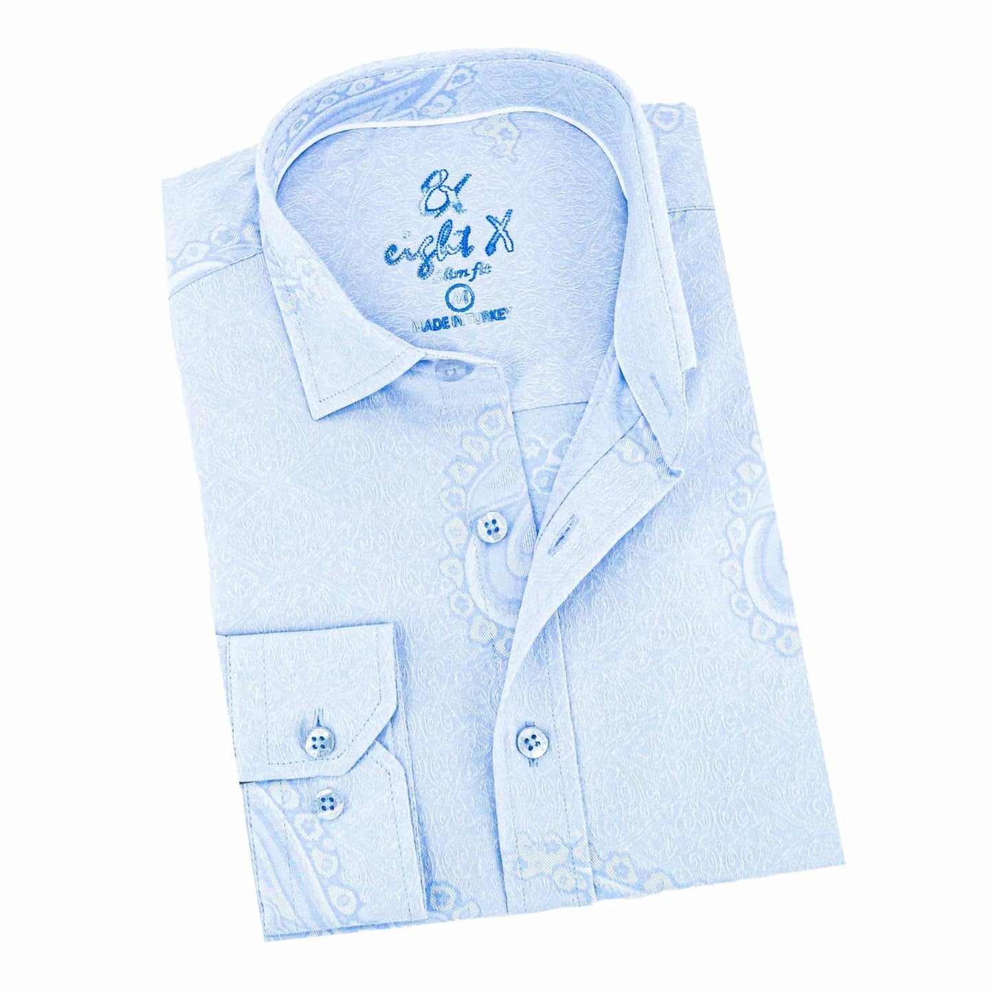 Big Paisley Jacquard Button Down Shirt