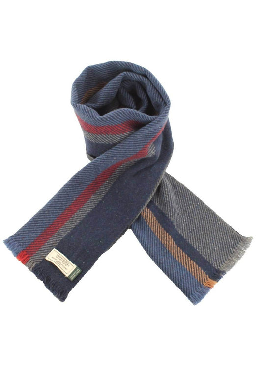Mucros Weavers - Men's 2-sided Soft Donegal Irish Wool Scarf - Rack Hunt -
