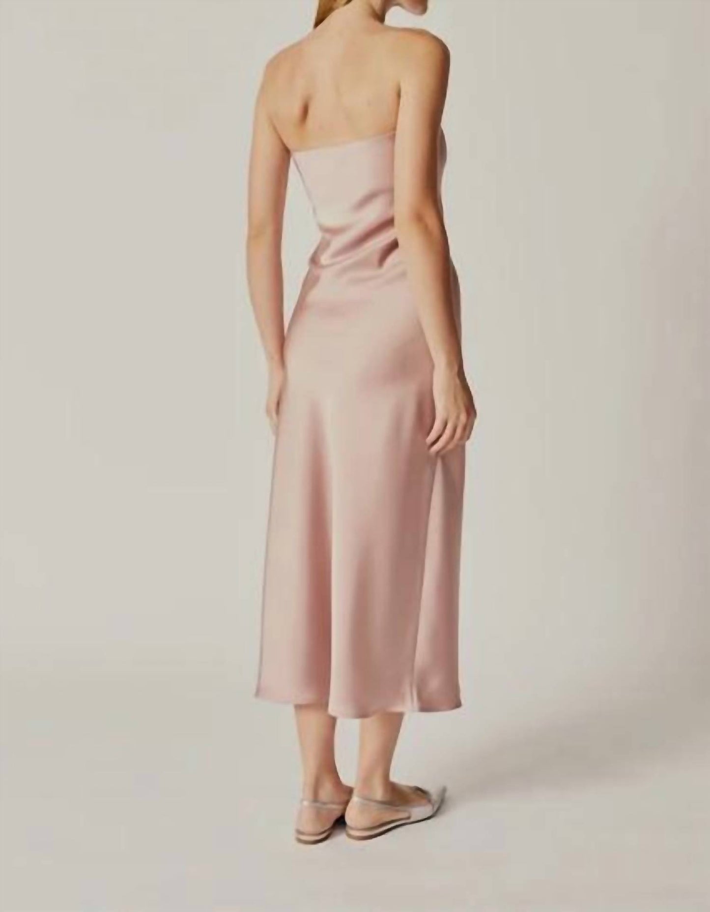 Platanus Strapless Midi Dress