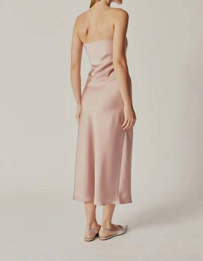 Platanus Strapless Midi Dress