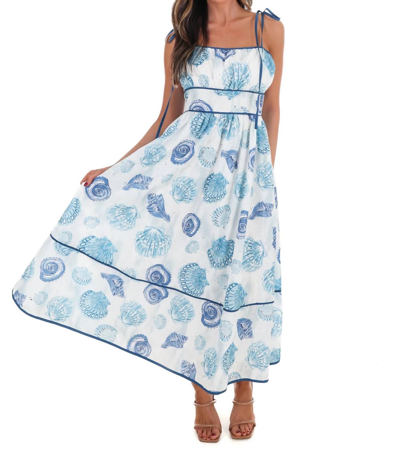 On the Seashore Midi Dress