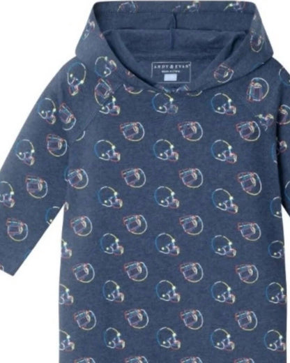 Kid's Football Hooded Romper