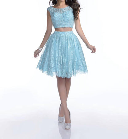 Two Piece Sleeveless Mini Dress
