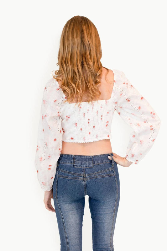 Nadia Floral Top