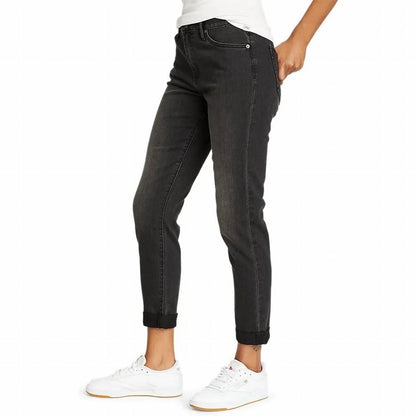 Boyfriend Mid Rise Slim Jeans - Plus