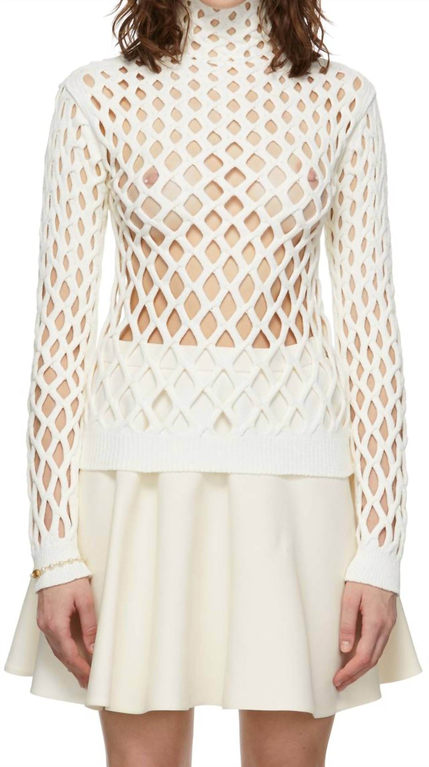 Valentino - Cut-out Knitted Top - Rack Hunt