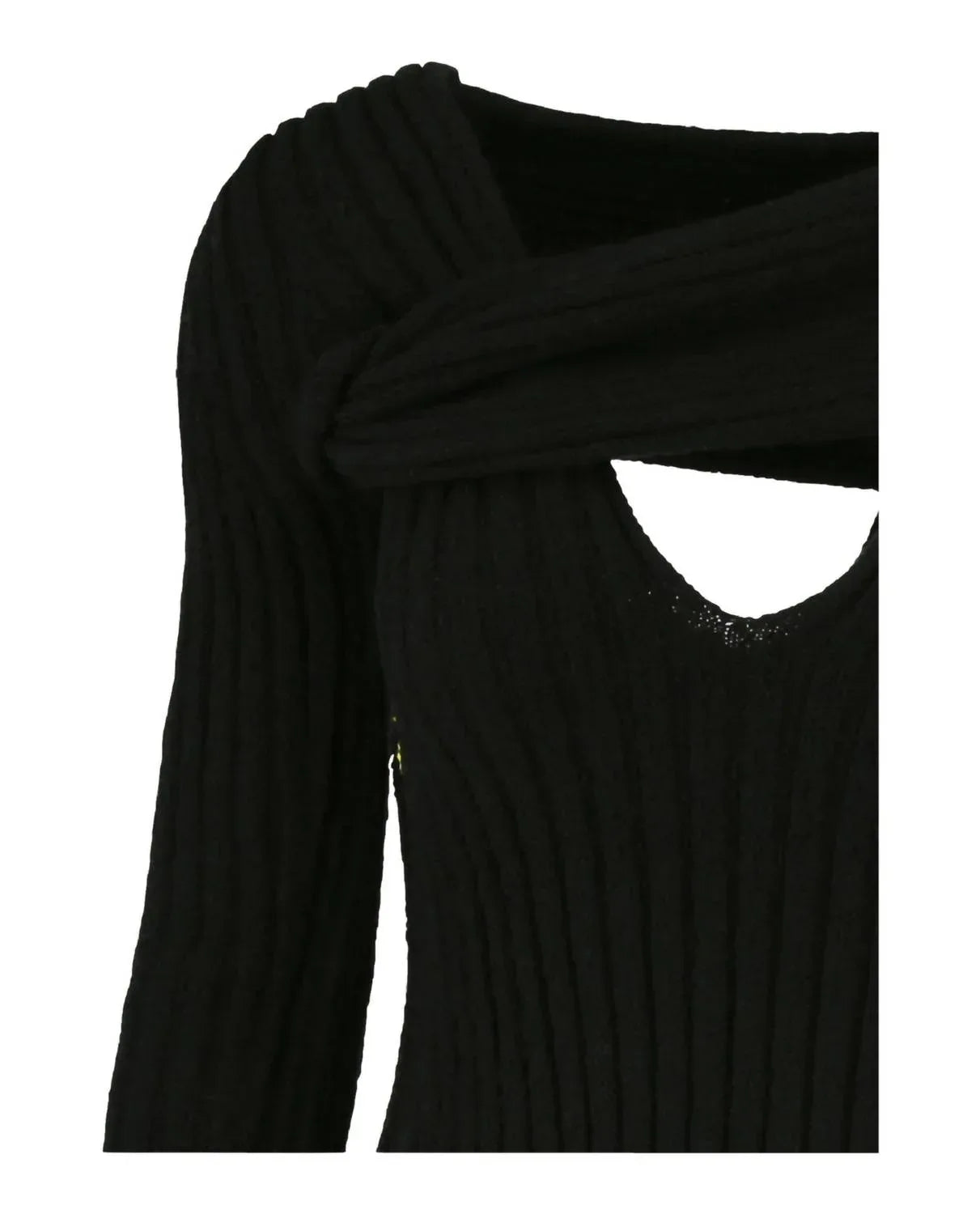 Bottega Veneta - Women's Boucle Ribbed V-neck Sweater - Rack Hunt