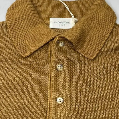 Tintoria Mattei - Men's Wool Alpaca Blend Collared Sweater - Rack Hunt