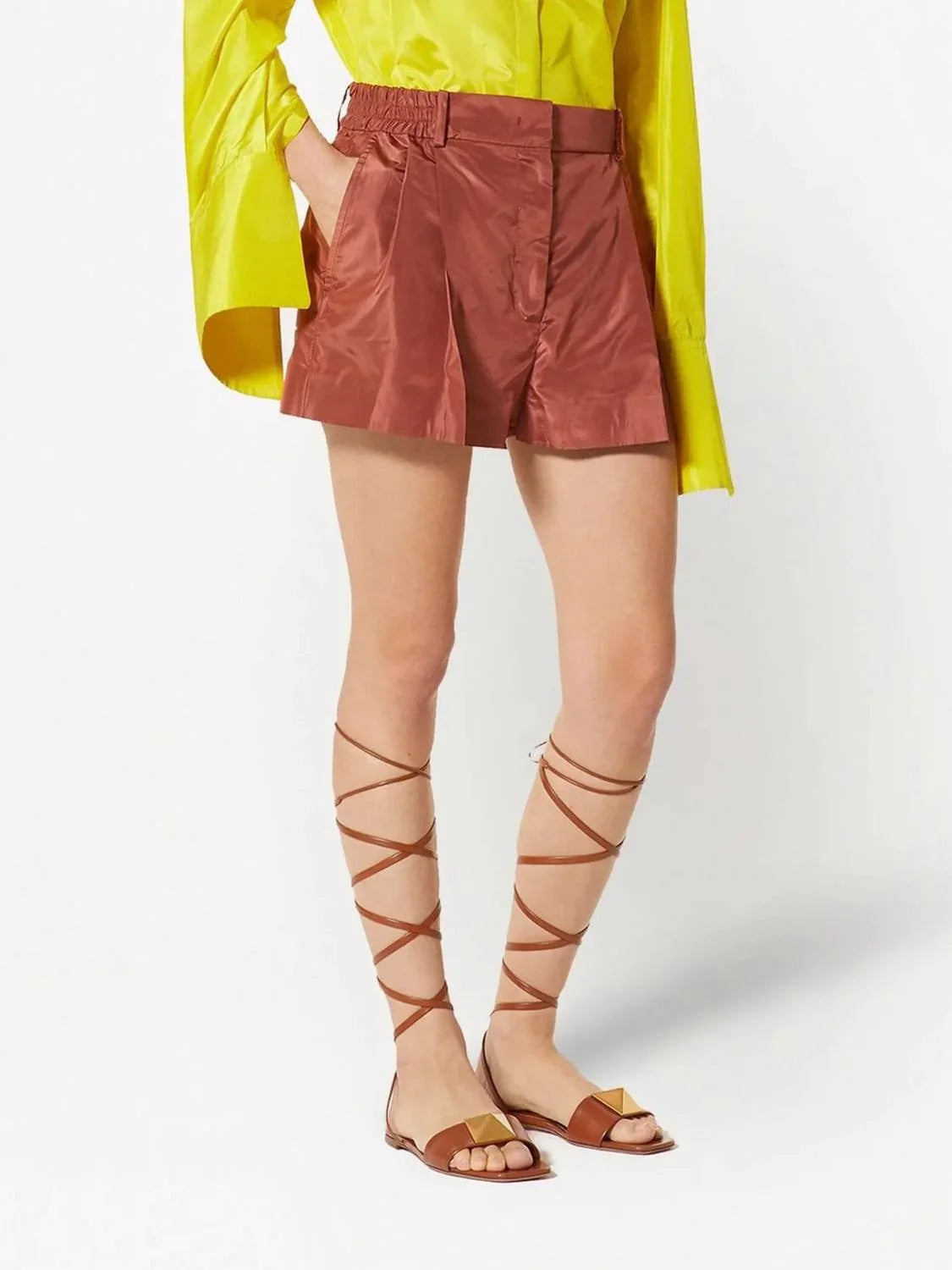 Valentino - Pressed Crease Tailored Shorts - Rack Hunt