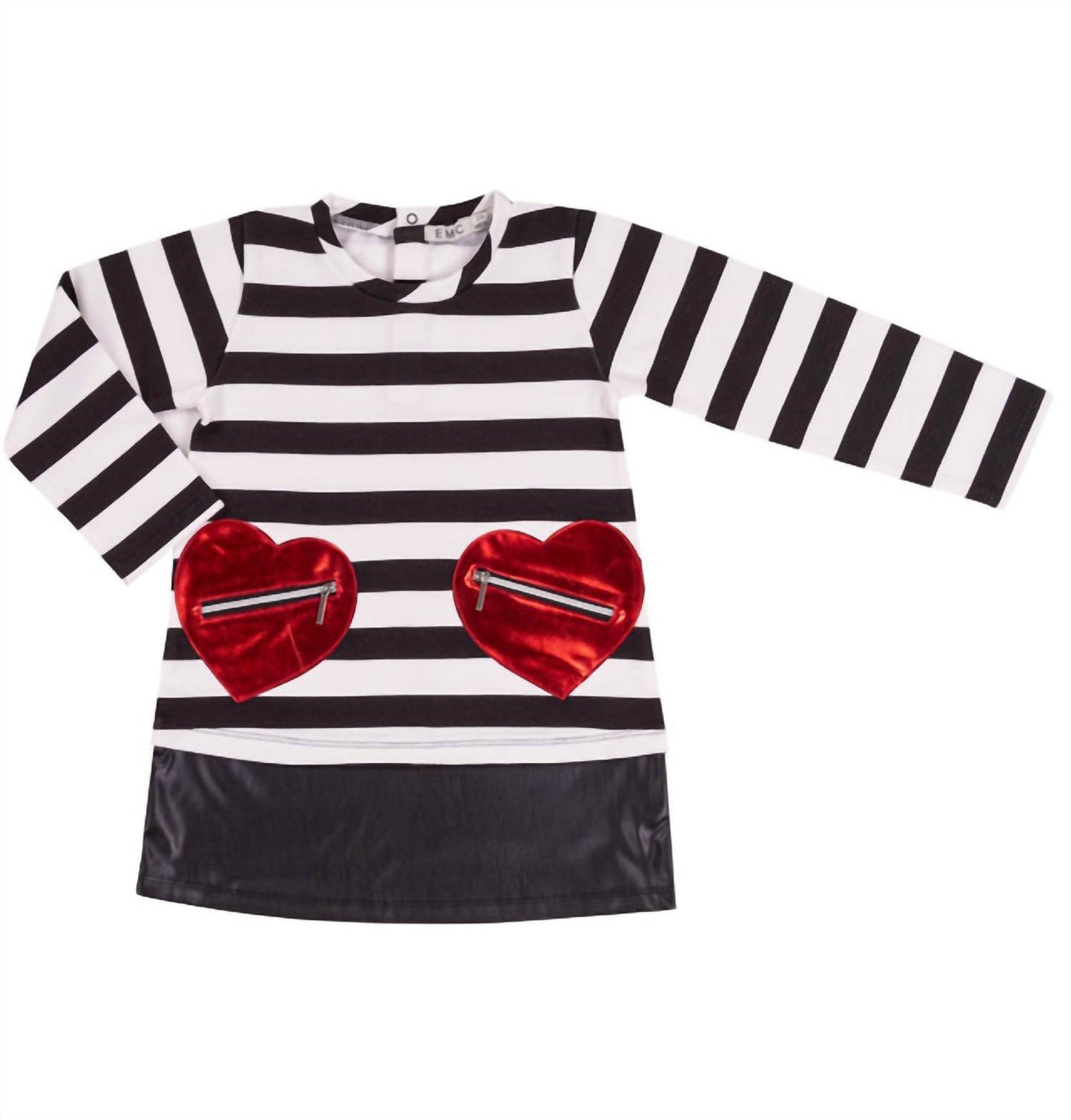 EMC - Girl's Stitch & Eco Leather Dress - Rack Hunt -